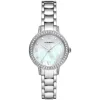Armani Cleo 32mm Cubic Zirconia MOP Dial Bracelet Watch