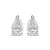Born 18ct White Gold Lab Grown 0.50ct Diamond Pear Stud Earrings