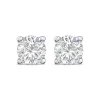 Born 9ct White Gold Lab Grown 0.80ct Diamond Brilliant Stud Earrings