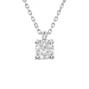 Born 9ct White Gold Lab Grown 0.30ct Diamond Round Brilliant Pendant