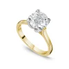 Born 18ct Yellow Gold 2.00ct Lab Grown Round Solitaire Diamond Ring