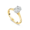 Born 18ct Yellow Gold Lab Grown 1.20ct Solitaire Oval Diamond Ring