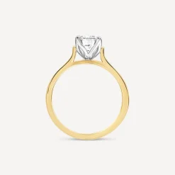 Born 18ct Yellow Gold Lab Grown 1ct Round Brilliant Diamond Ring
