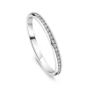 Born Platinum 0.10ct Lab Grown Diamond Channel Set Half Eternity Wedding Ring