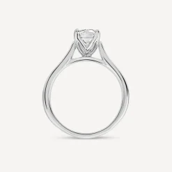 Born Platinum 2.00ct Lab Grown Emerald Cut Solitaire Diamond Ring