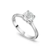 Born Platinum Lab Grown 1ct Round Brilliant Solitaire Diamond Ring