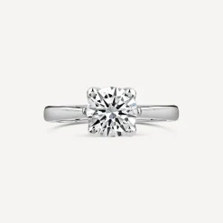 Born Platinum Lab Grown 1.50ct Round Brilliant Solitaire Diamond Ring