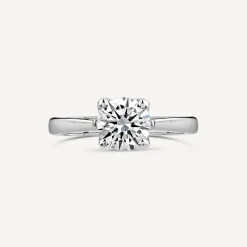 Born Platinum Lab Grown 1.20ct Round Brilliant Diamond Ring