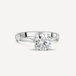 Born Platinum Lab Grown 1.50ct Round Brilliant Solitaire Diamond Ring