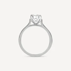 Born Platinum Lab Grown 1ct Round Brilliant Solitaire Diamond Ring