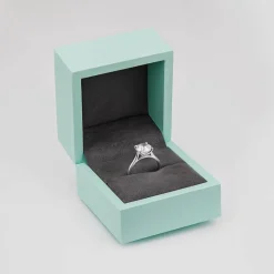 Born Platinum Lab Grown 2ct Round Solitaire Diamond Ring
