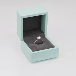 Born Platinum Lab Grown 1.20ct Round Brilliant Solitaire & Diamond Sides Ring