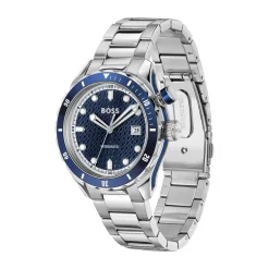 BOSS Bossmatic 42mm Blue Dial Stainless Steel Bracelet Watch