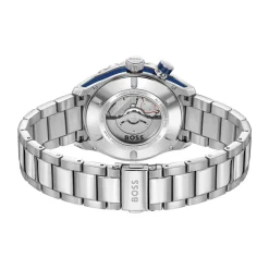 BOSS Bossmatic 42mm Blue Dial Stainless Steel Bracelet Watch