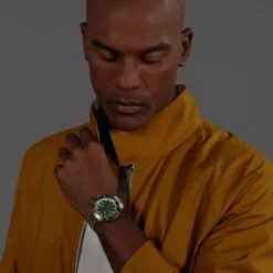 BOSS Bossmatic 42mm Green Dial Two-Tone Stainless Steel Bracelet Watch