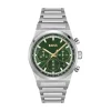 BOSS Candor Chronograph 41mm Green Dial Steel Bracelet Watch