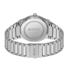 BOSS Candor 41mm Blue Dial 3 Hand Stainless Steel Case Watch