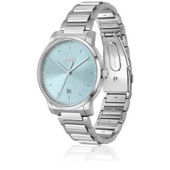 BOSS Dean 41mm Blue Dial Steel Bracelet Watch