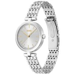 BOSS Essena 32mm Silver Dial Stainless Steel & Bracelet Ladies' Watch