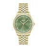 BOSS Graceful 36mm Green Dial Gold Tone Steel Bracelet Watch