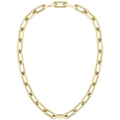 BOSS Halia Yellow Gold Stainless Steel Chain Link Necklace