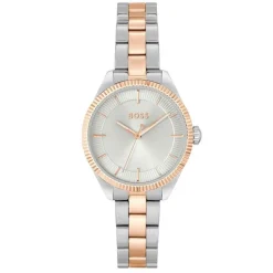 BOSS Sage 32mm Silver 3 Hands Dial Two Tone Bracelet Watch