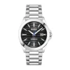 BOSS Strike 41mm Black Textured Dial Steel Bracelet Watch