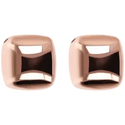 Bronzallure 18ct Rose Gold Plated Stud Earrings