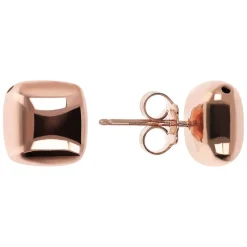 Bronzallure 18ct Rose Gold Plated Stud Earrings
