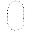 Bronzallure Purezza Collection Black Spinel 20" Ladies Necklet