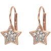 Bronzallure Star-Shaped Cubic Zirconia Pave Earrings