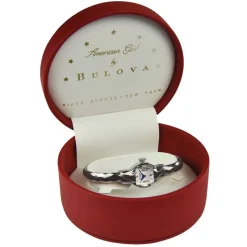 Bulova American Girl Limited Edition 29mm White Dial Steel Bracelet Watch
