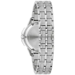 Bulova Crystal 34mm Crystal Dial & Bracelet Stainless Steel Watch
