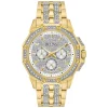 Bulova Crystal Octava Silver Dial Two Tone Bracelet Watch