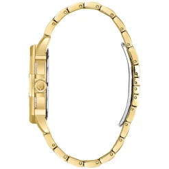 Bulova Crystal Octava Silver Dial Two Tone Bracelet Watch