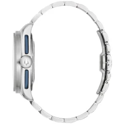 Bulova Heritage Lunar Pilot 43.5mm Chronograph White & Blue Dial Bracelet Watch