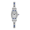 Bulova Heritage Miss America Limited Edition 18.3mm Silver Dial Blue Hands Steel Bracelet Watch