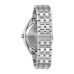 Bulova Jet Star Limited Edition 40mm Silver Dial Steel Bracelet & Blue Leather Strap Watch