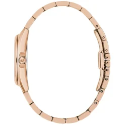 Bulova Ladies' Classic Grey Dial Diamond Rose Gold PVD Watch