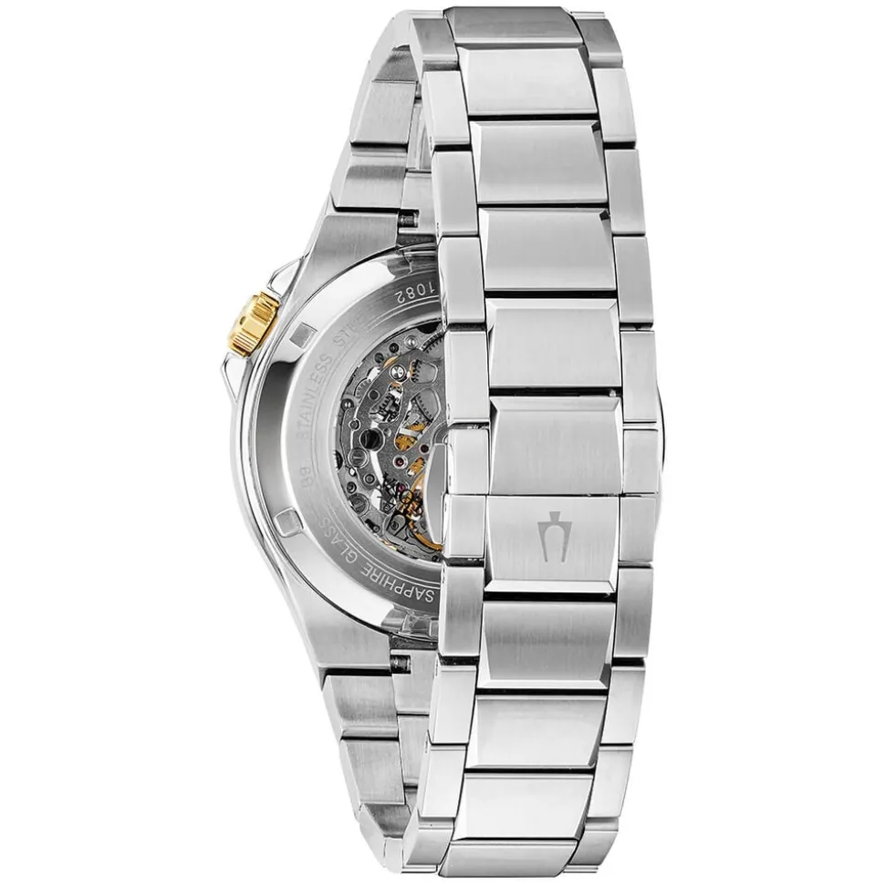 Bulova Maquina Skeleton Stainless Steel 46mm Men's Watch