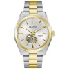 Bulova Men's Classic 42mm Black Dial Steel Bracelet Watch