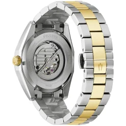 Bulova Men's Classic 42mm Black Dial Steel Bracelet Watch
