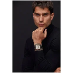 Bulova Men's Classic 42mm Black Dial Steel Bracelet Watch