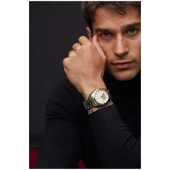 Bulova Men's Classic 42mm Black Dial Steel Bracelet Watch