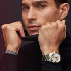 Bulova Men's Classic 42mm Black Dial Steel Bracelet Watch