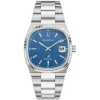 Bulova Super Seville 38mm Blue Dial Steel Bracelet Watch