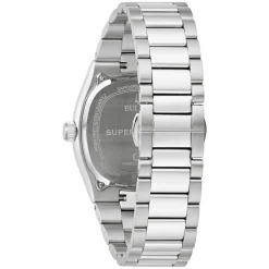 Bulova Super Seville 38mm Blue Dial Steel Bracelet Watch