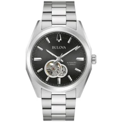 Bulova Surveyor Automatic 42mm Black Dial Bracelet Watch