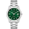 Bulova Surveyor 39mm Green Dial Steel Bracelet Watch