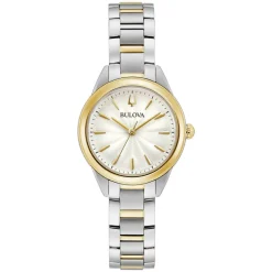 Bulova Sutton Petite 28mm White Dial Multi Colour Bracelet Watch
